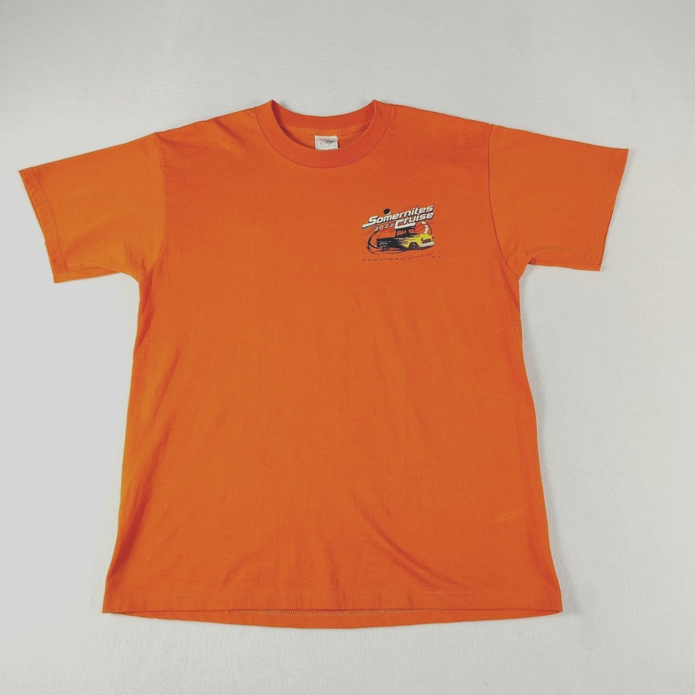 Vintage Somernites Cruise Shirt Mens Large Car Show Somerset‎ Kentucky 2002 Tee
